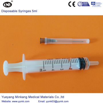 Disposable Sterile Syringe with Needle 5cc (ENK-DS-051)